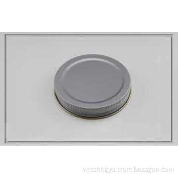 Logo embossing Metal Screw Caps For food / storage jars , D